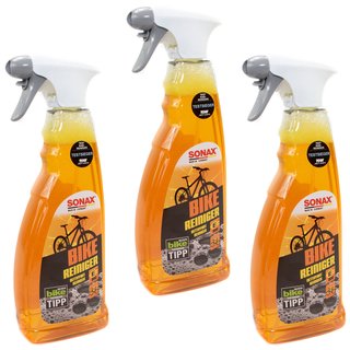 Bike Fahrrad Reiniger Spray 08524000 SONAX 3 X 750 ml