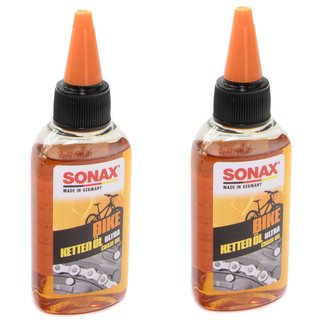 Bike Bicycle chain oil ultra silicone 08635410 SONAX 2 X 50 ml