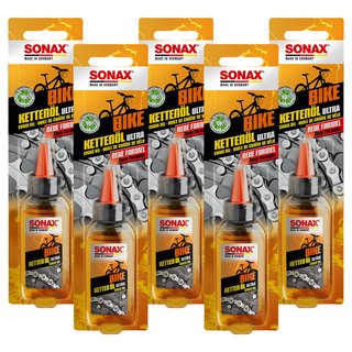 Bike Bicycle chain oil ultra silicone 08635410 SONAX 5 X 50 ml