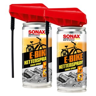 E- Bike Bicycle Chain Spray 08721000 SONAX 2 X 100 ml