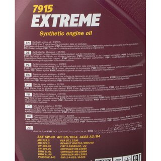 Mannol Extreme 5W-40 (60 l) ab 193,95 €