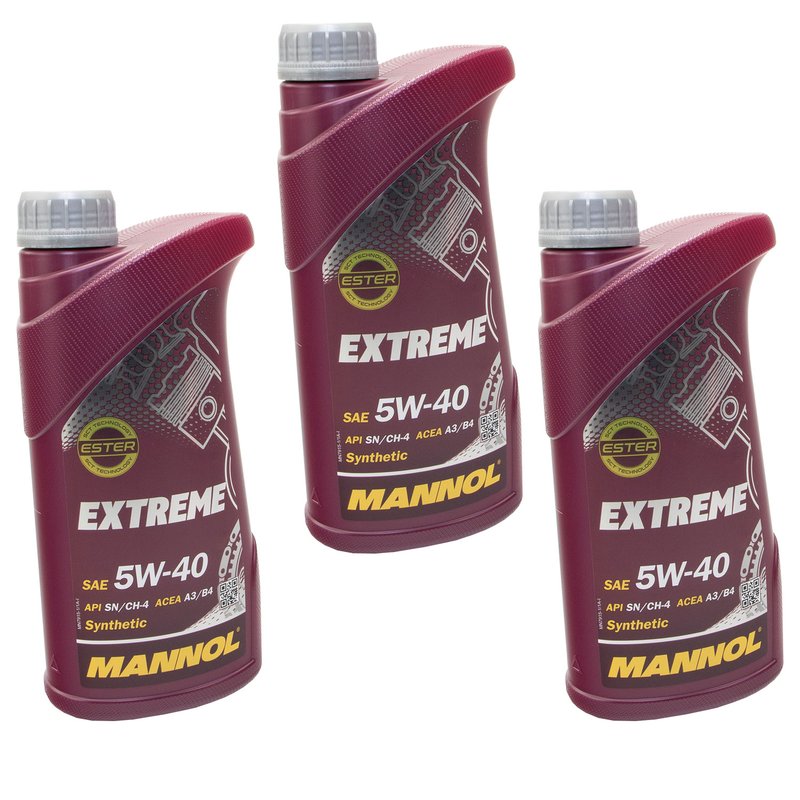 MANNOL Motoröl 5W-40 Extreme 3 X 1 Liter online im MVH Shop kaufe, 11,45