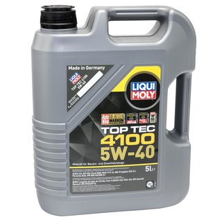 Engine oil Top Tec 4100 5W-40 Liqui Moly 5 liters