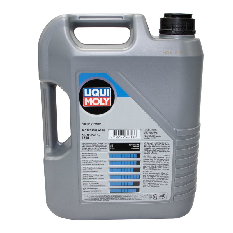 LIQUI MOLY Motoröl Top Tec 4600 5W-30 5 Liter online kaufen im MV
