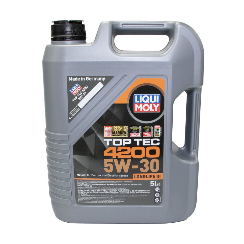 LIQUI MOLY Engine oil Top Tec 4200 5W-30 5 liters buy online, 59,95 €