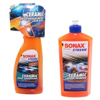 Ceramic Active Shampoo + Ceramic Sealing Spray XTREME SONAX