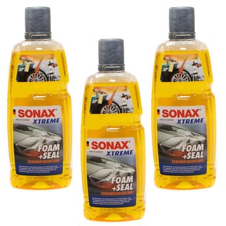 Schaumversiegelung Shampoo Foam + Seal XTREME 02513000 SONAX 3 X 1 Liter