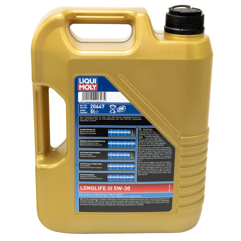 LIQUI MOLY Motoröl Longlife III 5W-30 5 Liter online kaufen im MV