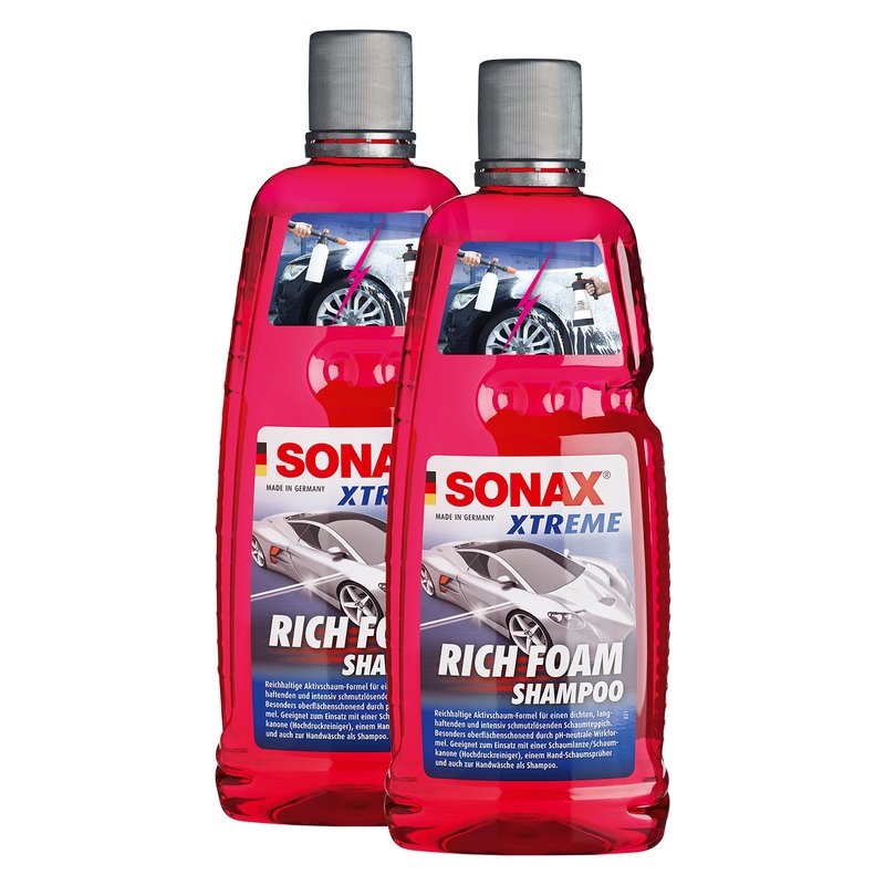 Alternativt forslag korn buket XTREME Foamshampoo Rich Foam SONAX 2 X 1 liters buy online in the, 22,49 €