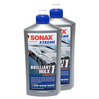 Brilliant Wax 1 Hybrid NPT XTREME 02012000 SONAX 2 X 500 ml