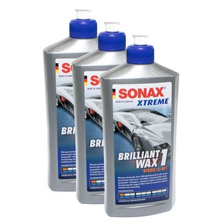 Brilliant Wax 1 Hybrid NPT XTREME 02012000 SONAX 3 X 500 ml