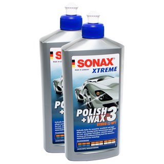 Polish + Wax 3 Hybrid NPT XTREME 02022000 SONAX 2 X 500 ml