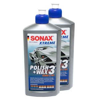 Polish + Wax 3 Hybrid NPT XTREME 02022000 SONAX 2 X 500 ml