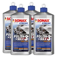 Polish + Wax 3 Hybrid NPT XTREME 02022000 SONAX 4 X 500 ml