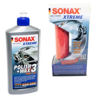 Polish + Wax 3 0202200 + Protect + Shine 02221000 Hybrid NPT SONAX XTREME
