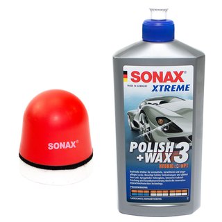 Polish + Wax 3 Hybrid NPT XTREME 02022000 SONAX 500 ml inkl. P-Ball