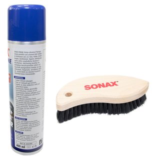 Upholstery + Alcantara Cleaner XTREME 02063000 SONAX 400 ml incl. Textile & Leather Brush
