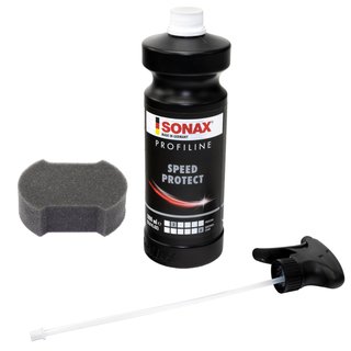 Sprhwachs Speed Protect PROFILINE 02884050 SONAX 1 Liter inkl. Applikationsschwamm