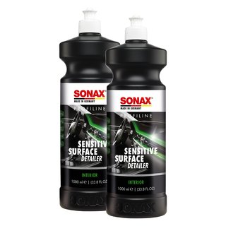 Kunststoff Reiniger Sensitive Surface Detailer PROFILINE 02863000 SONAX 2 X 1 Liter