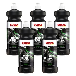 Kunststoff Reiniger Sensitive Surface Detailer PROFILINE 02863000 SONAX 5 X 1 Liter