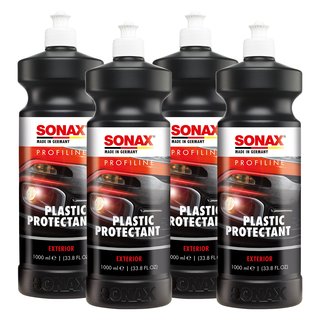 Kunststoff Pflege Plastic Protectant Exterior PROFILINE 02103000 SONAX 4 X 1 Liter