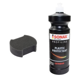 Kunststoff Pflege Plastic Protectant Exterior PROFILINE SONAX 1 Liter inkl. Applikationsschwamm