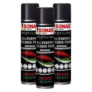 Universal Reinigungsschaum All Purpose Cleaner Foam PROFILINE 02743000 SONAX 3 X 400 ml