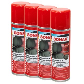 Convertible top and textile impregnation 03101410 SONAX 4 X 250 ml