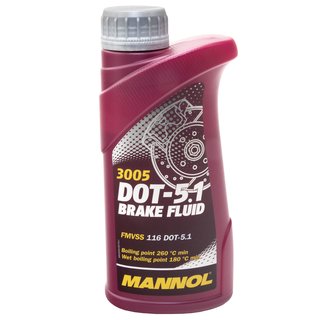 Brake fluid MANNOL DOT-5.1 3005 500 ml