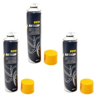 Unterbodenschutz Anticor Spray 9919 MANNOL 3 X 650 ml
