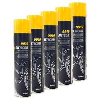 Underbodyprotection Anticor Spray 9919 MANNOL 5 X 650 ml