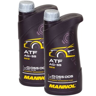 Gearoil Gear Oil MANNOL Automatic ATF AG55 2 X 1 liters