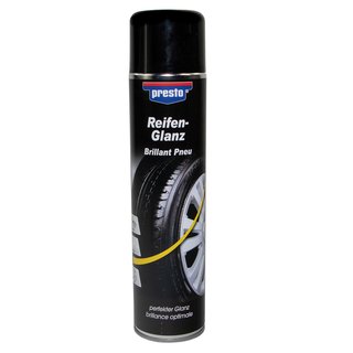 Reifenglanz Spray Reifenpflege Schutz Glanz Versiegelung Presto 383458 600 ml