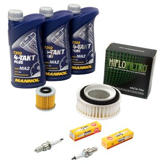 Maintenance set oil 3L air filter + oil filter + spark plugs