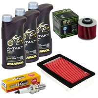 Maintenance set oil 3L air filter + oil filter + spark plug