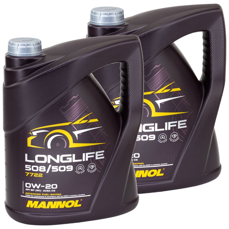 MANNOL Engine oil 0W-20 Longlife 2 X 5 liters buy online MVH Shop, 81,95 €
