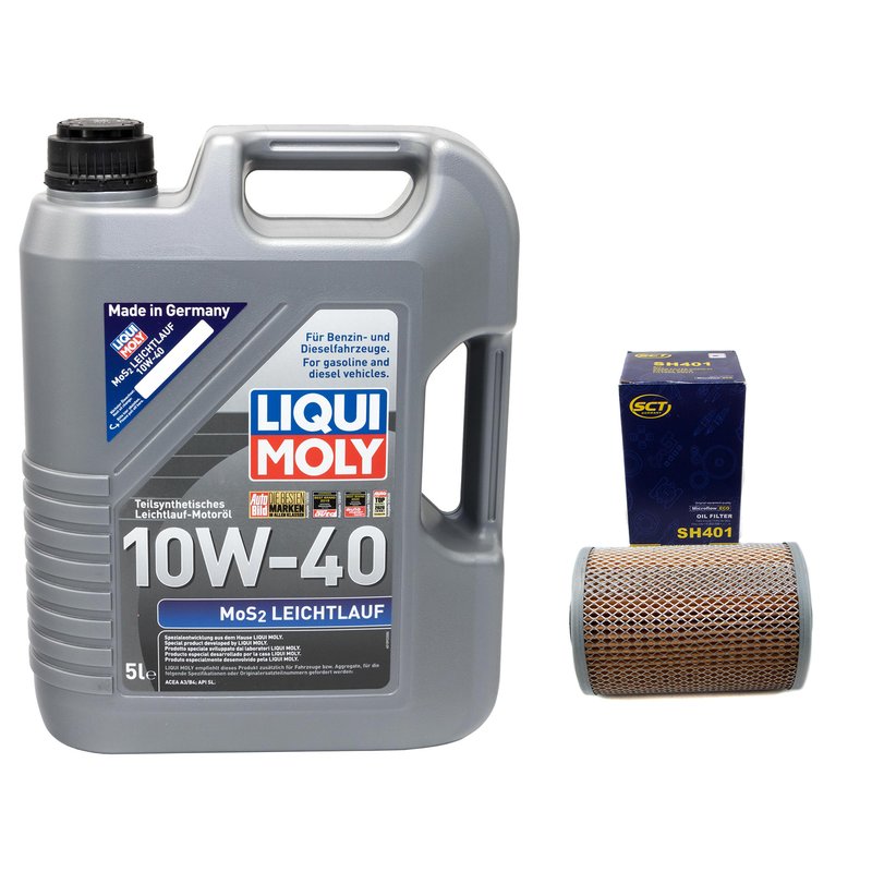 LIQUI MOLY Leichtlauf 10W-40, 1 L, Synthesetechnologie Motoröl
