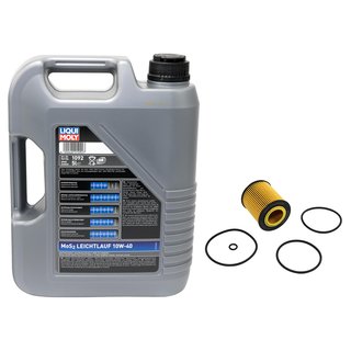 Engine oil set MOS2 low viscosity 10W-40 5 liters incl. Oil Filter SCT SH4043P