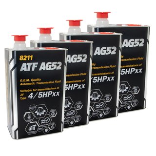 Gearoil Gear oil MANNOL ATF AG52 Automatic Special 4 X 4 liters