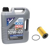 Engine oil set MOS2 low viscosity 10W-40 5 liters incl....