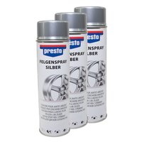 Rimspray silver Rimsilver lacquerspray Presto 428924 3 X...