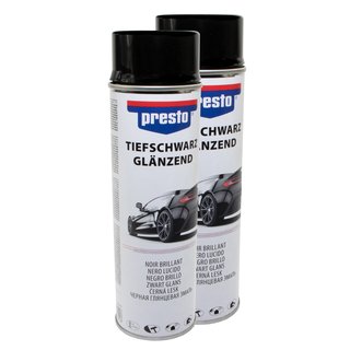 Rimspray Black Gloss Rimblack Rally Spray Paintspray Presto 428948 2 X 500 ml