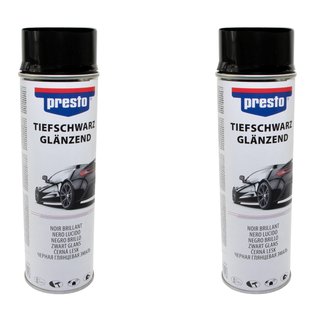 Rimspray Black Gloss Rimblack Rally Spray Paintspray Presto 428948 2 X 500 ml