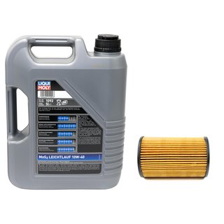 Engine oil set MOS2 low viscosity 10W-40 5 liters incl. Oil Filter SCT SH4061P