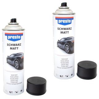 Rimspray Black Matt Rimblack Rally Spray Paintspray Presto 428955 2 X 500 ml