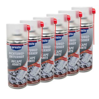 Sealremover Spray Seal Adhesive & Oil Remover Presto 157080 6 X 400 ml