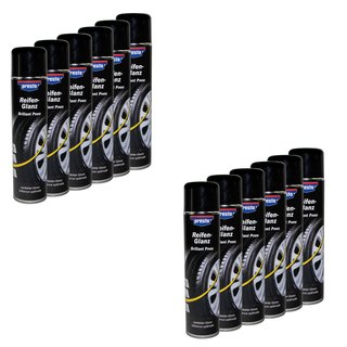 Tireshine Spray Tirecare Protection Shine Sealer Presto 383458 12 X 600 ml
