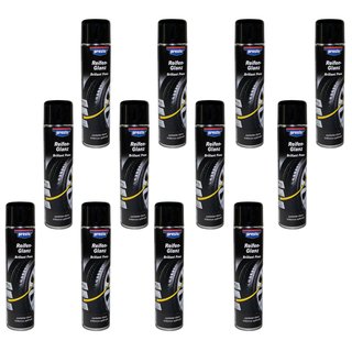 Tireshine Spray Tirecare Protection Shine Sealer Presto 383458 12 X 600 ml