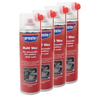 Multi Wax Corrosionprotection Spraywax Presto 432125 4 X 500 ml