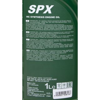 Engineoil Engine Oil FANFARO 10W30 SPX API SN 4 X 1 liters